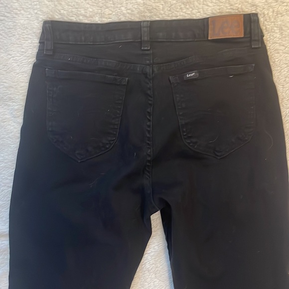 Lee jeans black 8 M boot cut mid rise - Picture 10 of 15